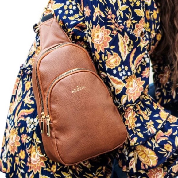 Kedzie Handbags - Kedzie Chestnut Sling Bag